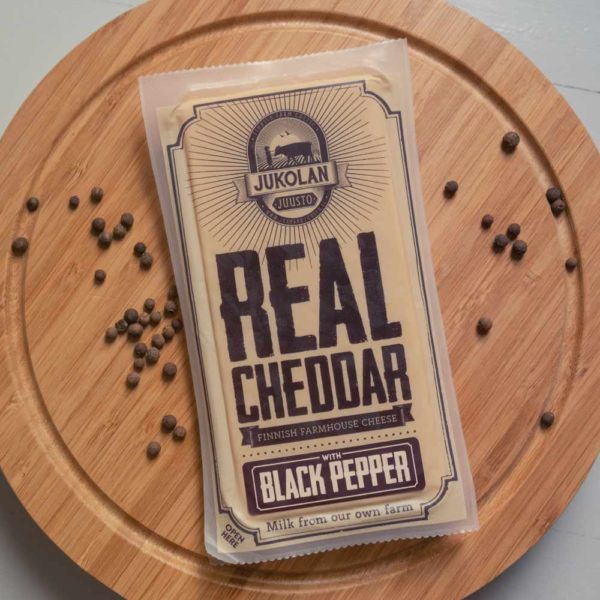 Real Cheddar Black Pepper in package