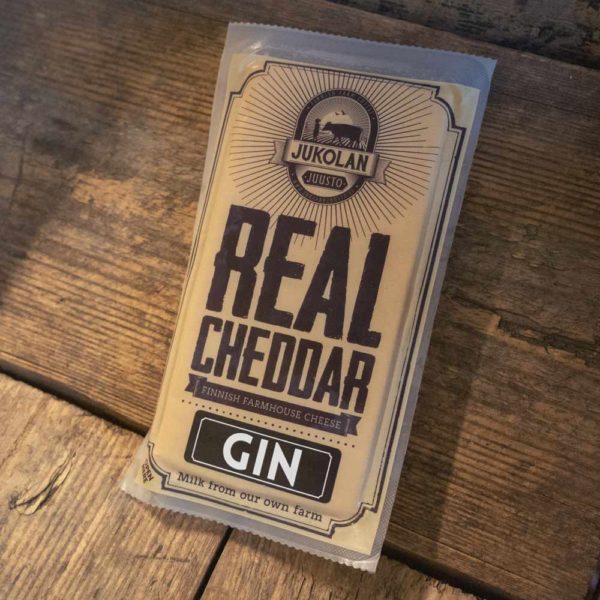 Real Cheddar with Gin in package